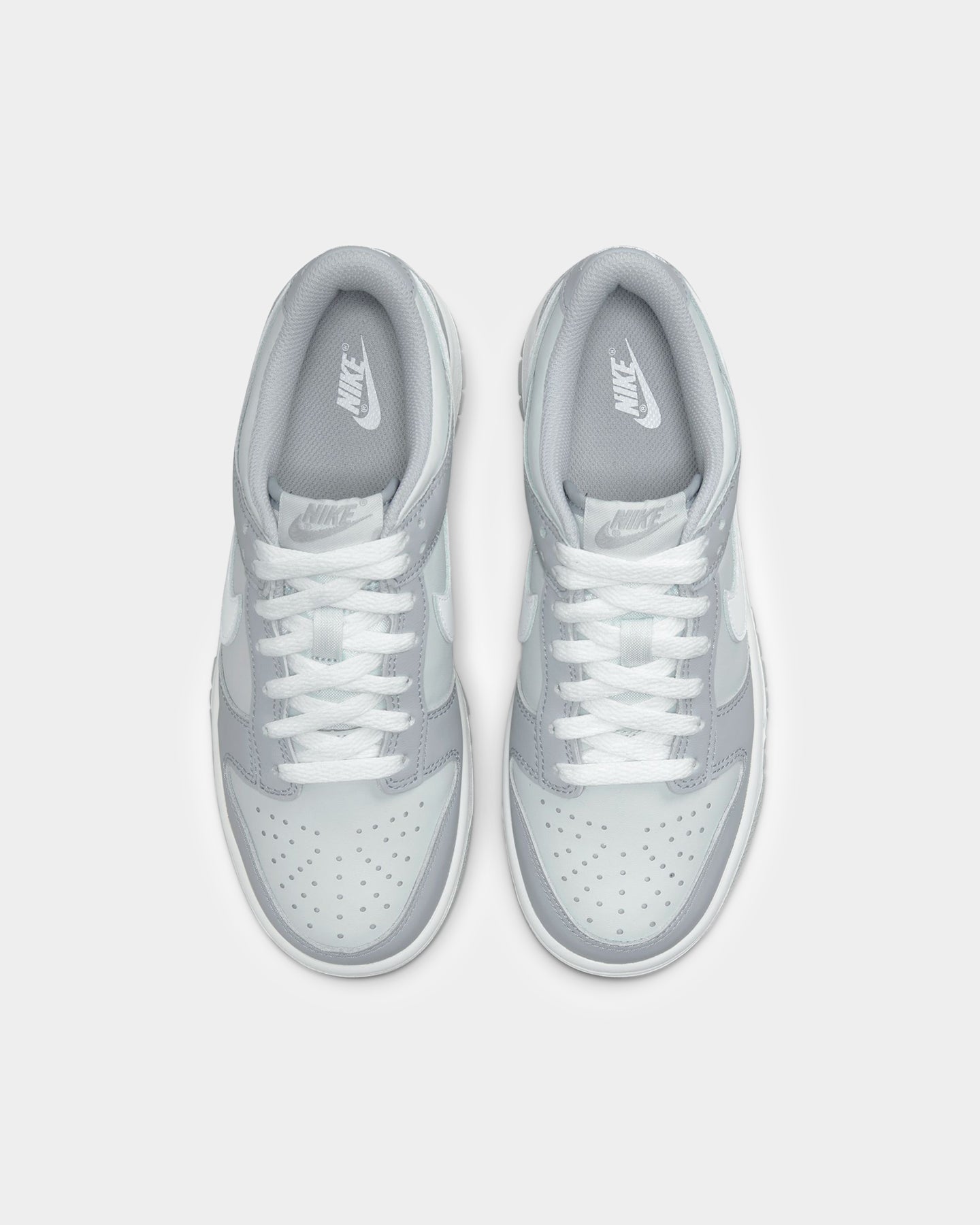 Nike Kids' Dunk Low Pure "Two-Toned Grey" Platinum/Wolf Grey