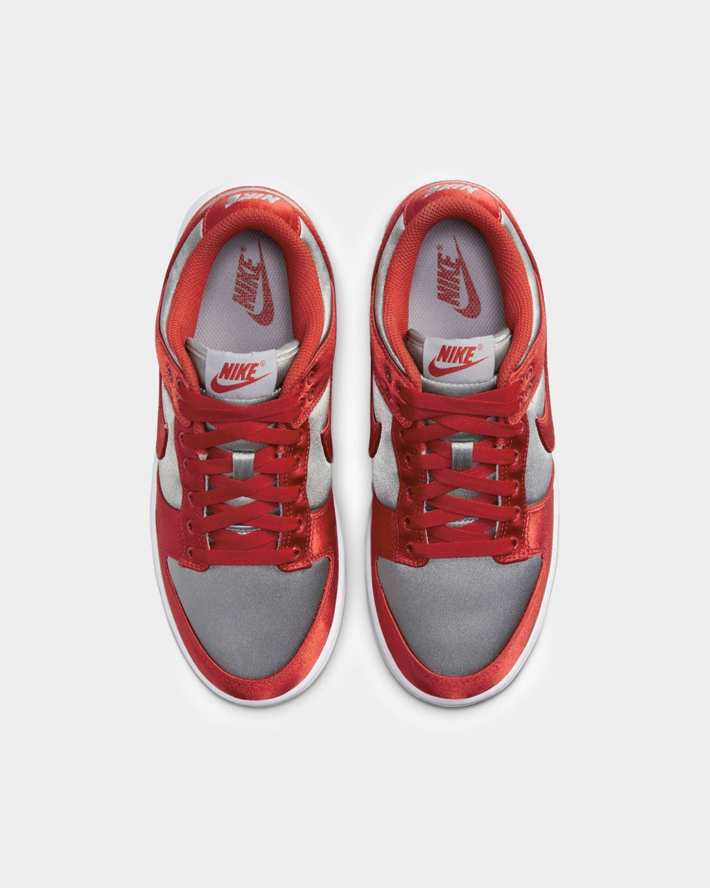 Nike Women's Dunk Low Essentials "UNLV Satin" Medium Grey/Varsity Red