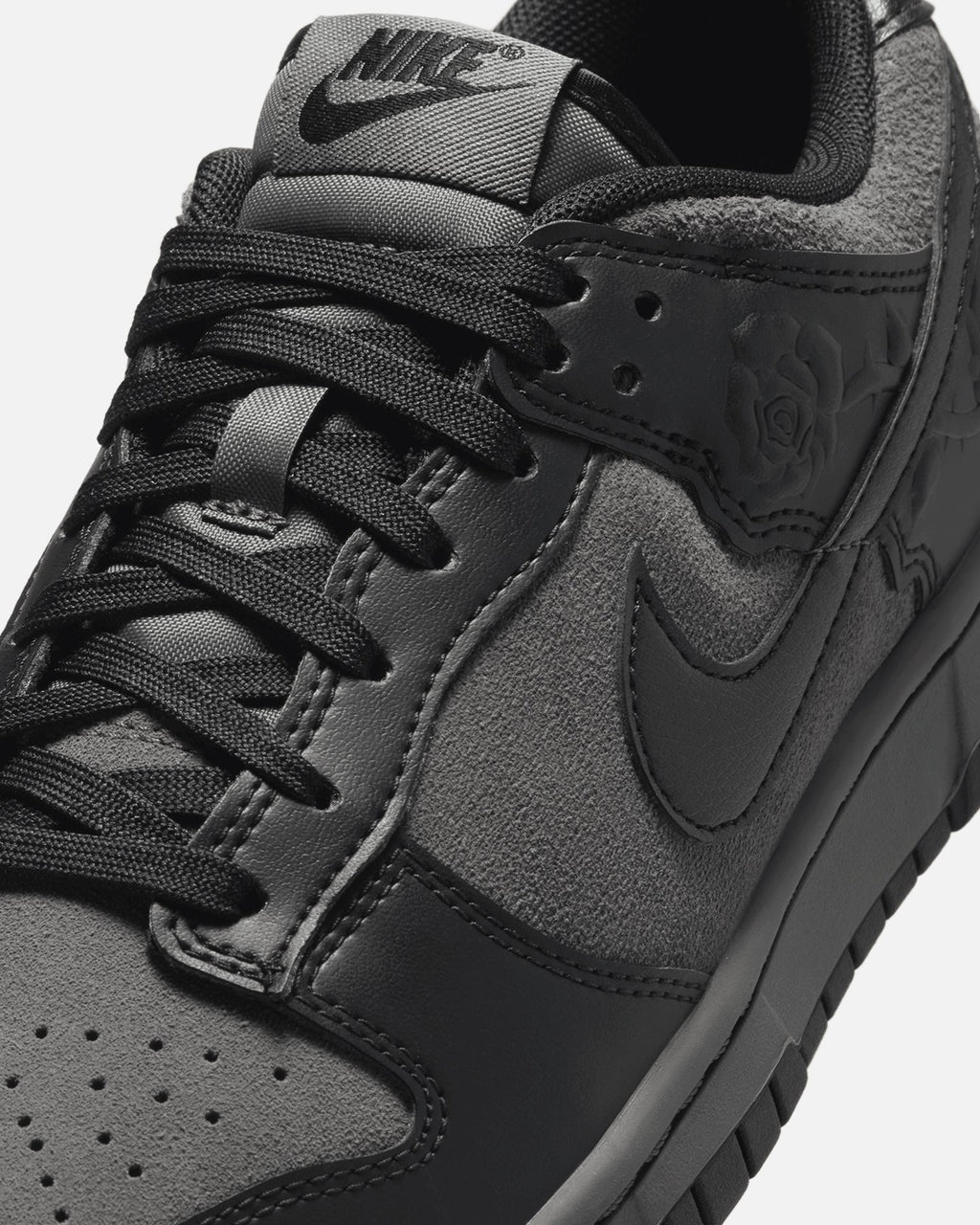 Nike Women's Dunk Low "Black Roses" Iron Grey