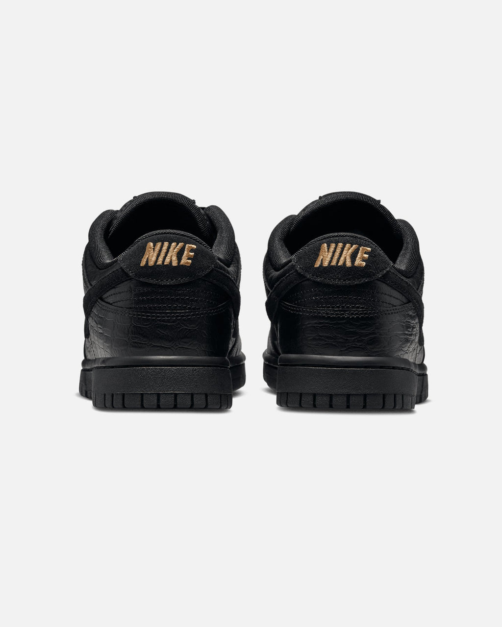 Nike Women's Dunk Low "Croc Skin" Black/Black