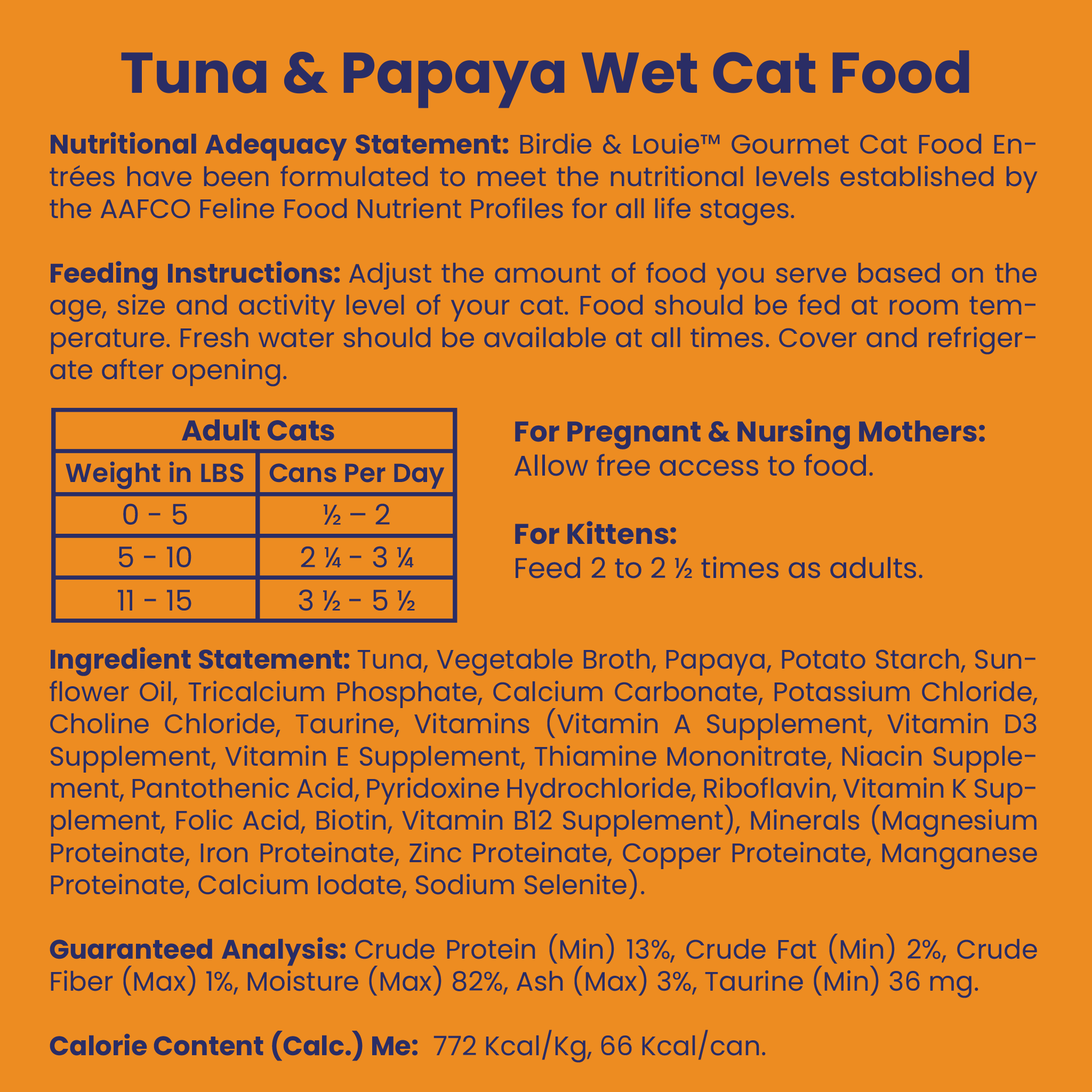 Tuna & Papaya 12pk Wet Cat Food